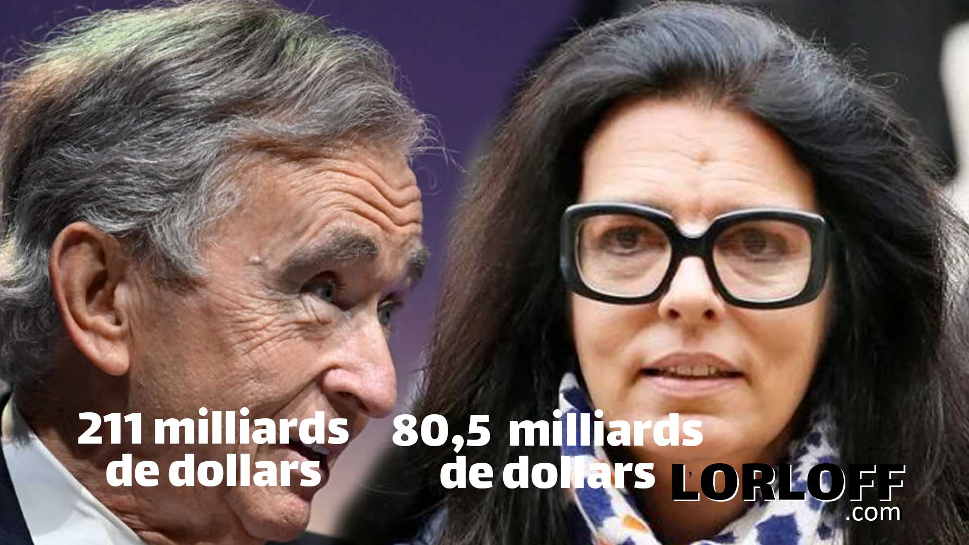 Bernard Arnault Et Françoise Bettencourt Meyers Homme Et Femme Les